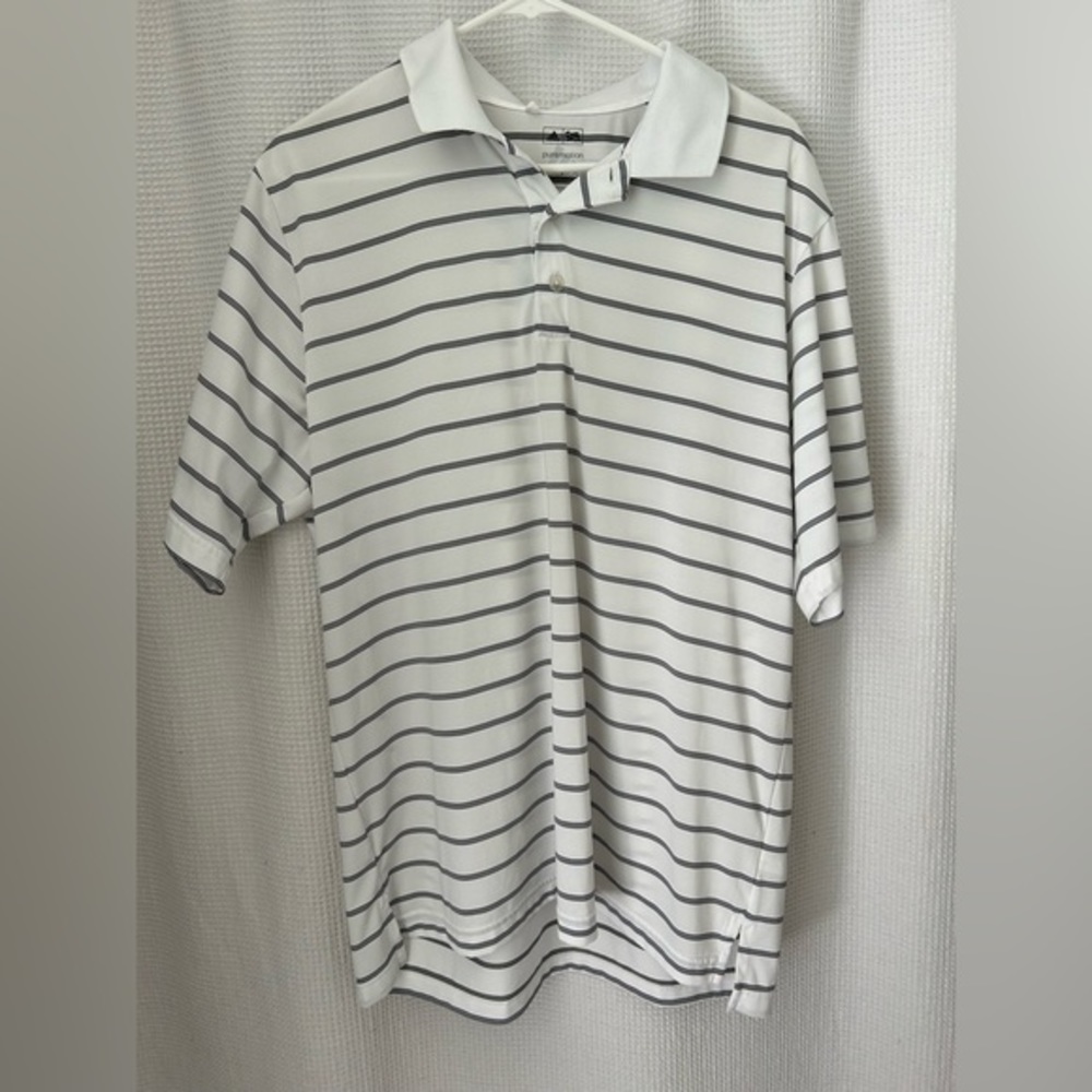 L‎ Mens Adidas Golf polo
